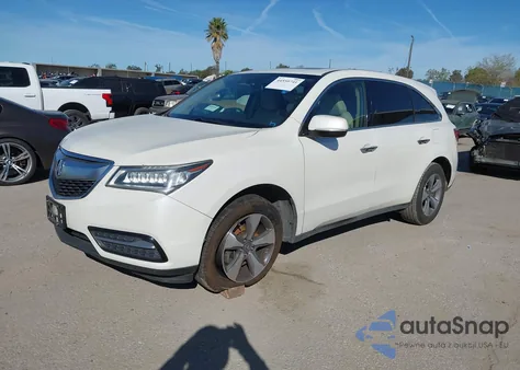 2014 Acura Mdx from USA, damaged, VIN 5FRYD4H2XEB036399